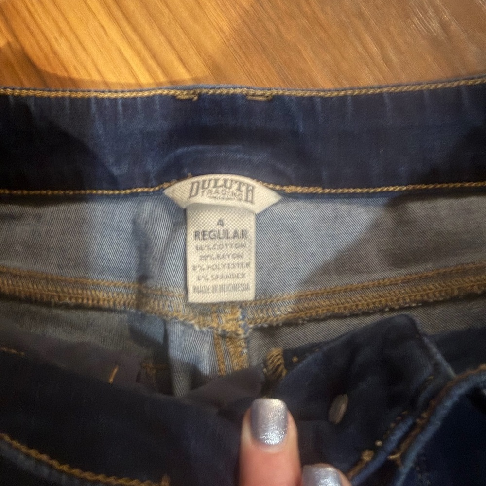 Duluth Trading Co Women's Dark Blue Jeans